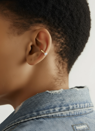 Katie Gold CZ Earcuff