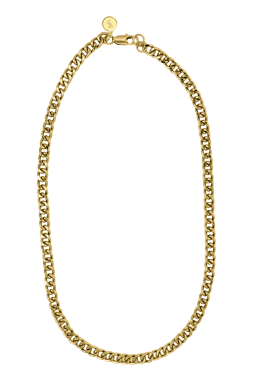 Mario Gold Chainlink Necklace