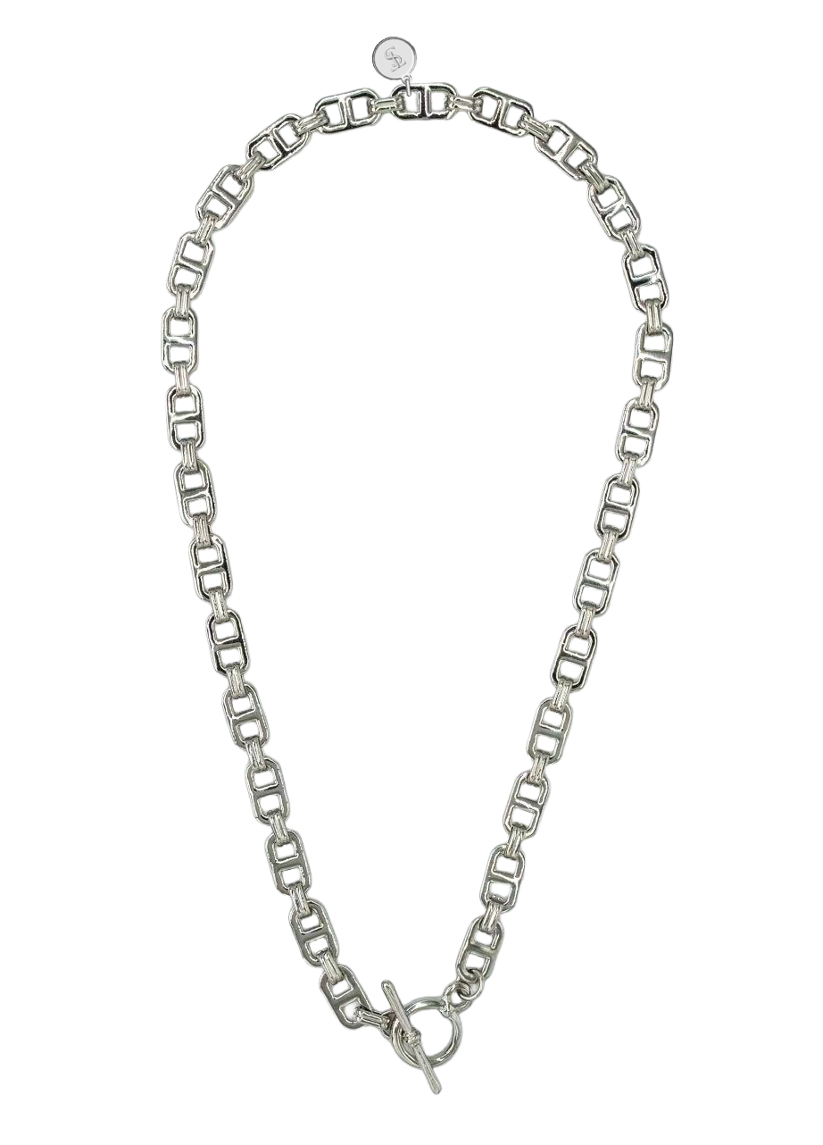 Tomas Silver Chainlink Necklace
