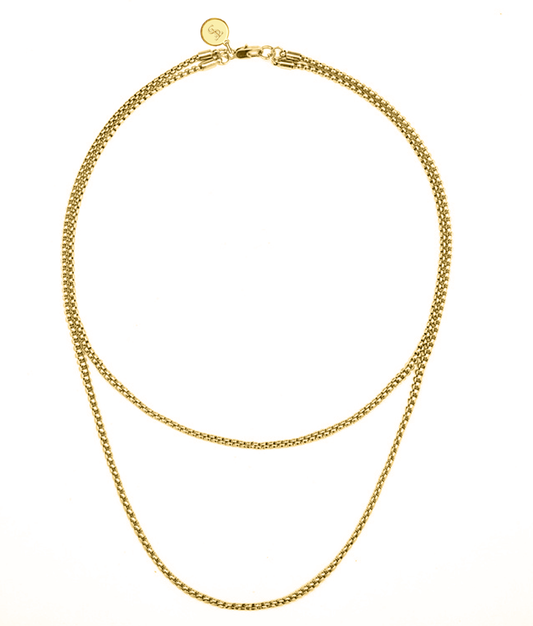 Emerson Gold Double Chainlink Necklace