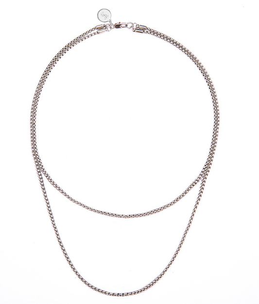 Emerson Silver Double Chainlink Necklace