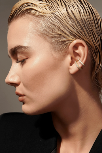 Allyson Gold CZ Earcuff